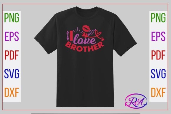 Download Valentine SVG Design, I Love Brother. - Love brother Collection