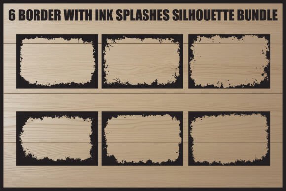 Download Grunge Ink Splash Border Bundle - Border Collection