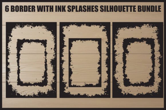 Download Grunge Ink Splash Border Bundle - Border Collection