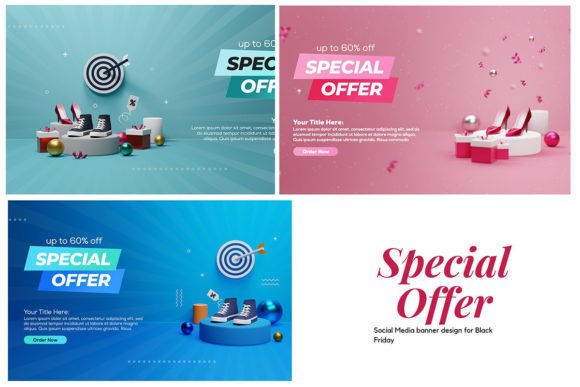 Download Special Offer Poster Design 3d Rendering - Poster Collection